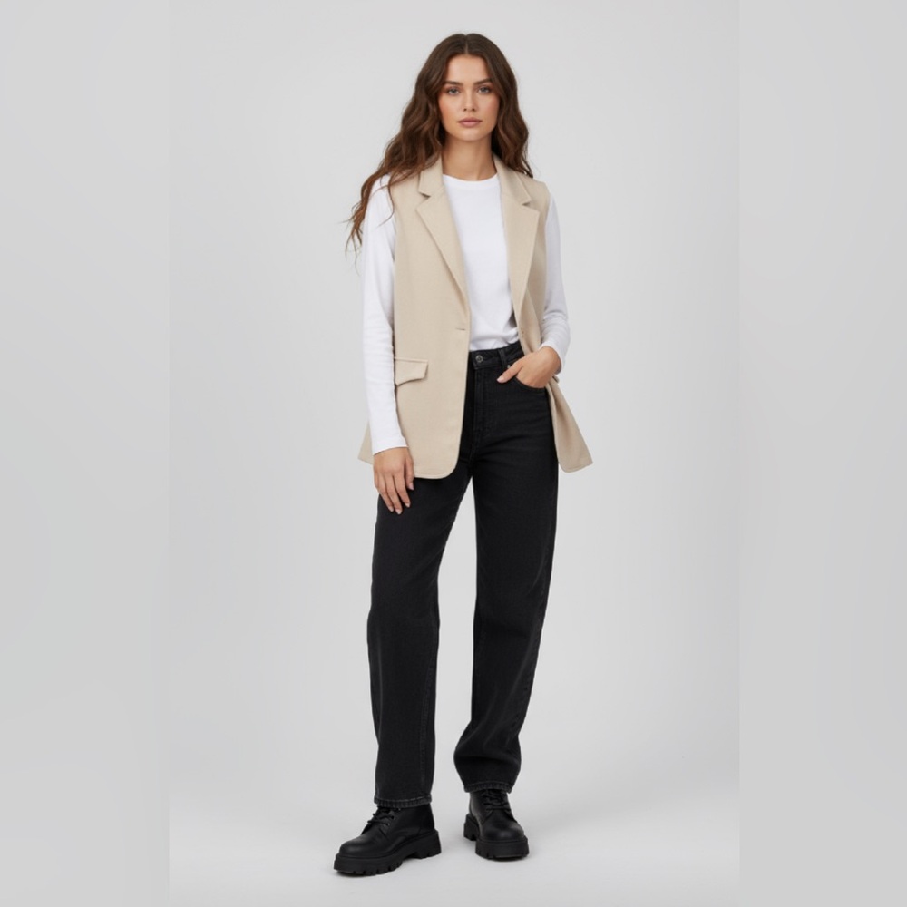 ALICE BLUE Faux Suede Vest